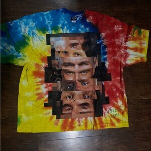 Bold Graphic Tie-Dye Men's Tee
